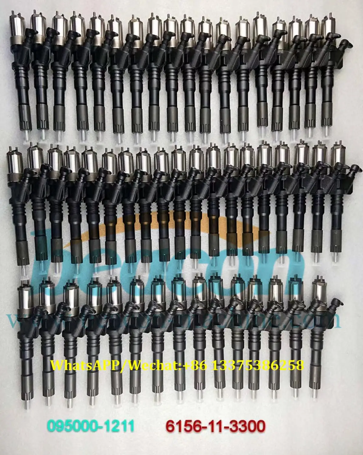 Common rail дизельный двигатель топливный инжектор 095000-1211 6156-11-3300 для PC400-7 PC400-8
