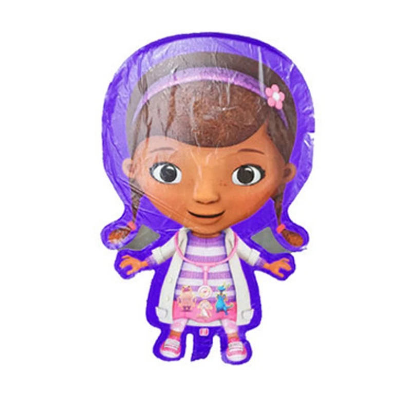 2pcs purple clinic 2 шт клиника фольги шары неправильный стиль Doc McStuffins воздушный шар для детей день рождения праздничные украшения из шаров - Цвет: 2pcs purple clinic