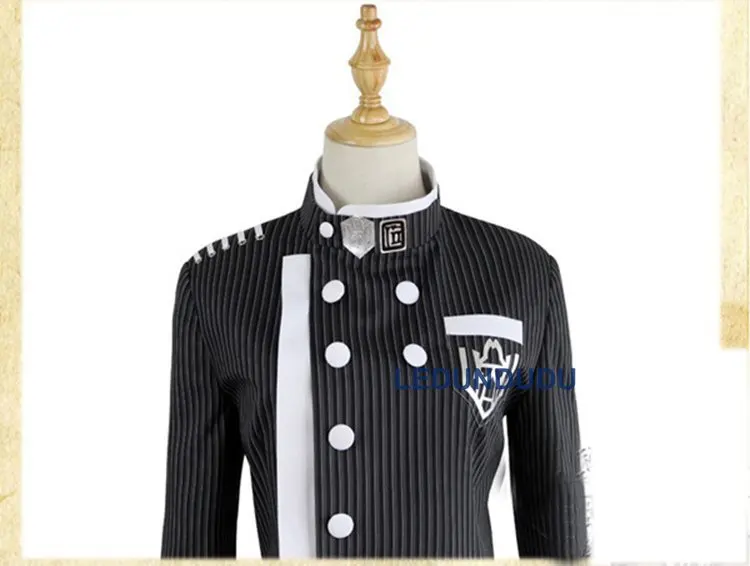 Игра Danganronpa V3 Killing Harmony Saihara Shuichi Косплей Костюм детектива мужские наряды мальчики школьная форма набор для Хэллоуина