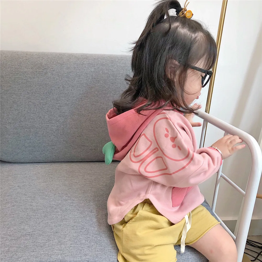 Tonytaobaby/осенне-зимняя одежда; Новая детская одежда; креативные худи для мальчиков и девочек; Детский свитер; детские толстовки с капюшоном