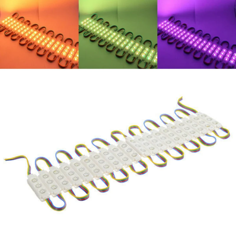 20 шт. SMD5050 RGB 60 Светодиодный модуль полоса светильник водонепроницаемый бар лампа