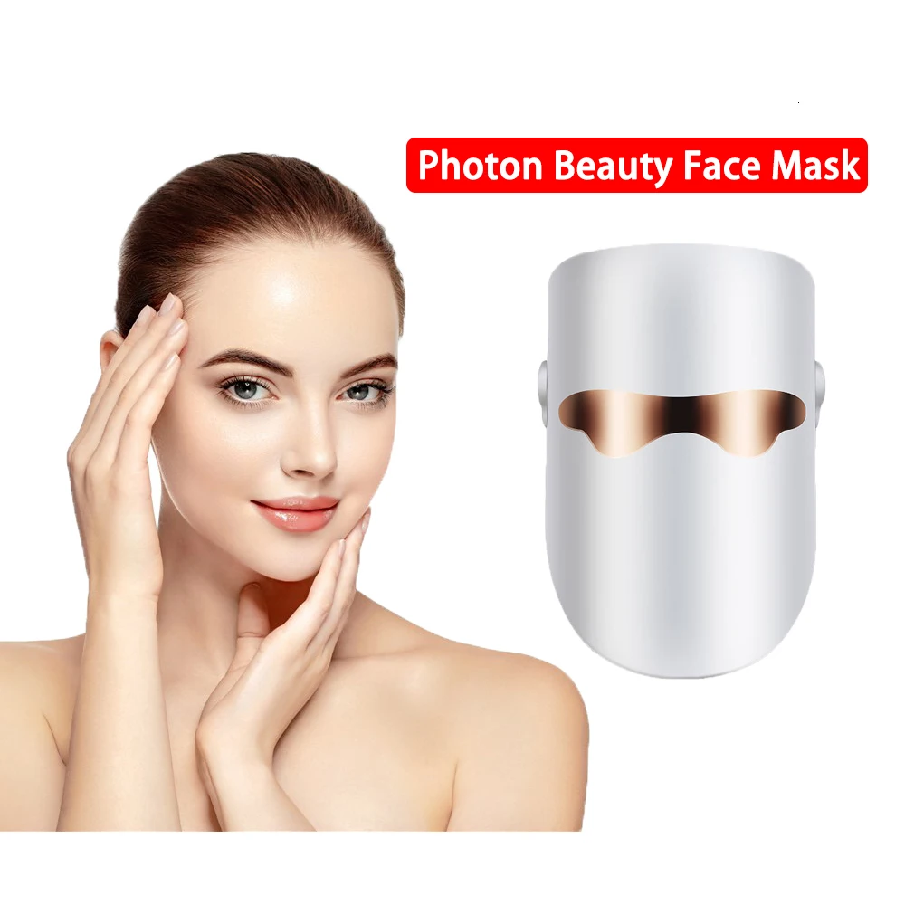 

Belleza Facial LED Mask Beauty Skin Rejuvenation Photon Masque LED Facial Mask Therapy Anti Wrinkle Acne Tighten Skin Care Tool