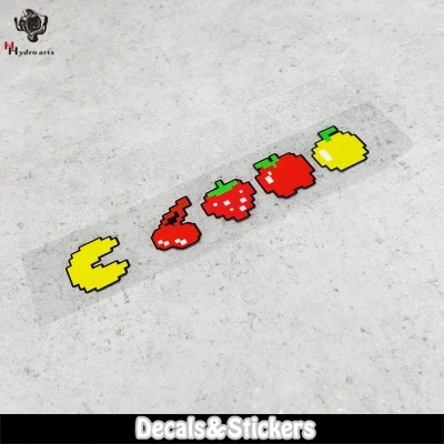 NO. L091 Pac-Man Игра красочные интересные 3M светоотражающие наклейки s MOTO GP автомобильные стеклянные наклейки водонепроницаемые наклейки гоночный мотоцикл