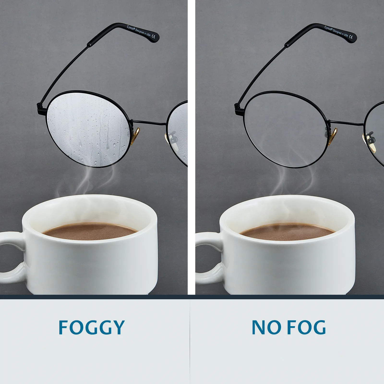 Super Tough MR-8 Series Anti-Fog lens Index 1.56/1.61/1.67 Optical Prescription Aspherica Resin Lens Myopia Hyperopia HMC Lenses