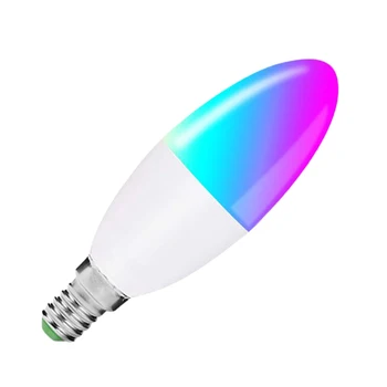 

App /Voice Control Wifi Smart LED Light Bulb 6W E26 Color Changing mable Lamp