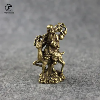 

Classcial Copper God of Longevity Statue Longevity Miniatures Figurines Retro Brass Buddha Ornaments Home Decoration Accessories
