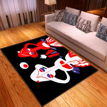 

Abstract art carpets dining room living room 3D printing rugs children's room decorative carpets home bedroom stylish floor mats