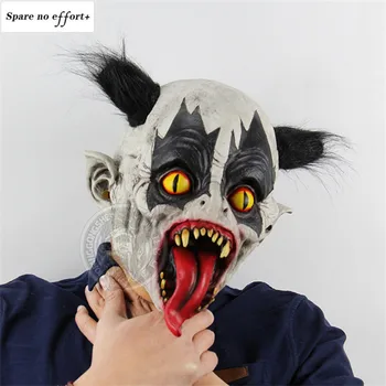 

Mutant Bat Clown Scary Halloween Mask Horror Bar Dance Party Room Escape Props Halloween Headdress Halloween Role Playing