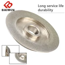 Disque de meulage en diamant galvanisé 78mm, 45 °, pour coupe, en acier au tungstène, polissage, outil rotatif, accessoires