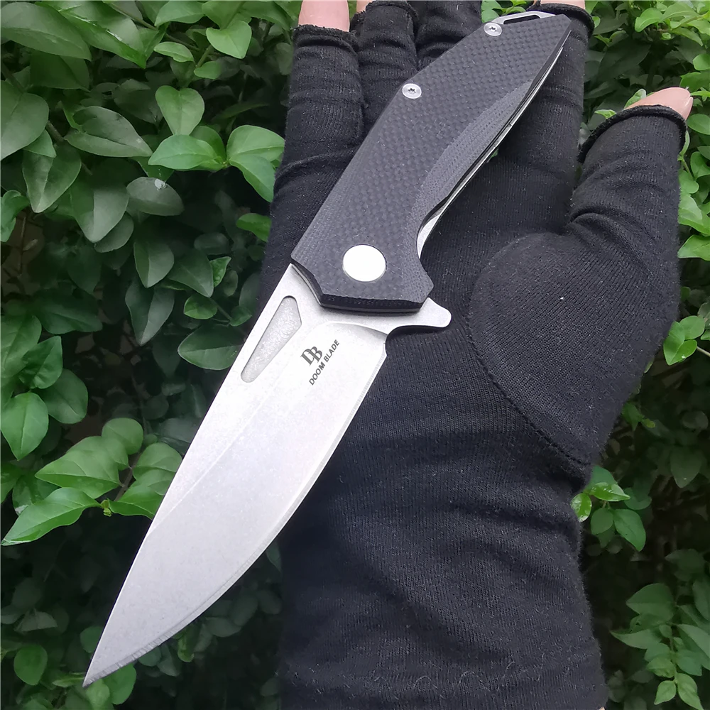 Складной нож с лезвием G10 60 61HRC D2 карманный тактический инструмент ножи для