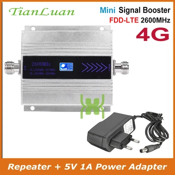 

TianLuan LTE 4G 2600MHz Mobile Phone Signal Booster IMT-E 4G 2600 MHz Signal Repeater Cell Phone Amplifier with Power Adapter