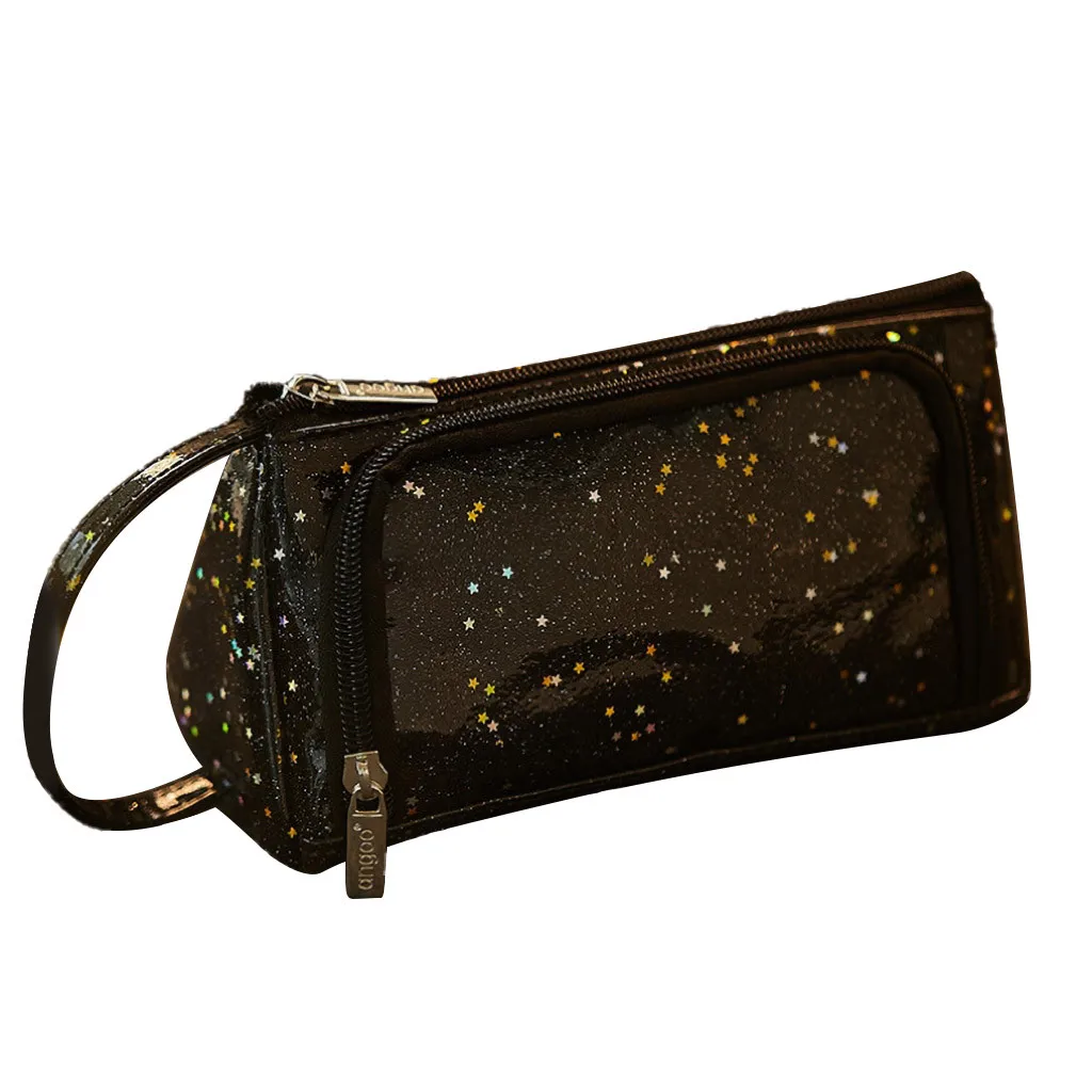 Органайзер Сумочка Кошелек хранилище-сумка унисекс большая емкость чехол карандаш ручка чехол держатель Чехол сумка для хранения блестящая косметичка для макияжа