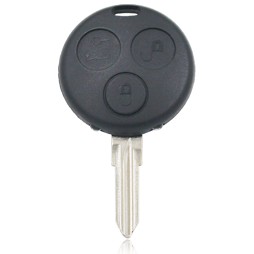 Дистанционный смарт ключ-брелок 3 кнопки 433 МГц для Benz Smart A450 820 02 97 с 2 шт. инфракрасный