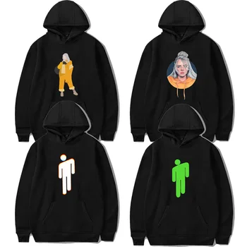 

Mainlead Billie Eilish Hoodies Sweatshirt Casual Men Women Hooded Pullover Long Sleeve Sport Streetwear