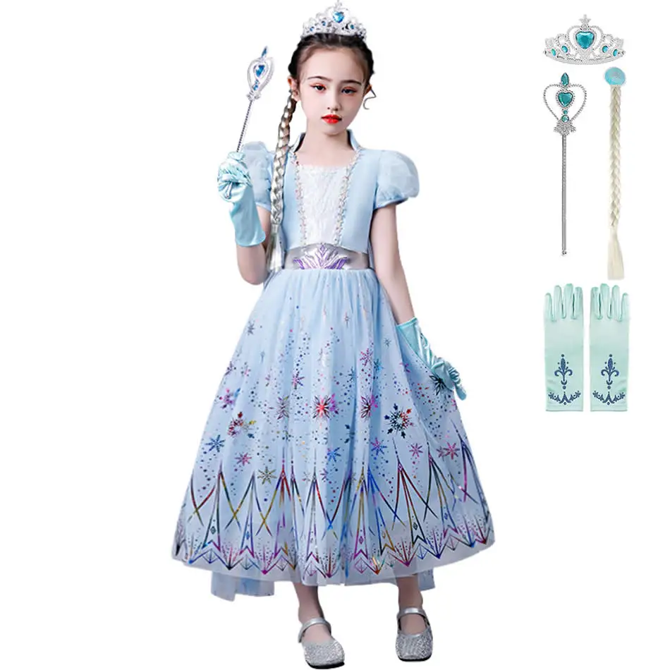 light blue frock dress