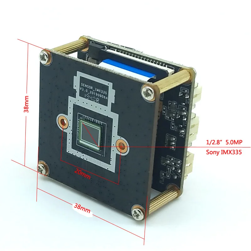5MP модуль ip-камеры в реальном времени sony IMX335 STARVIS ip-камера двойная доска