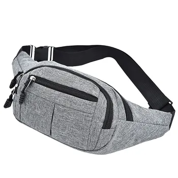 

Fashion Men Women Unisex Casual Travel Bum Bag Fanny Waist Pack Zipped Outdoor Sports Shoulder Bag Cellphone Chest Hip Pack