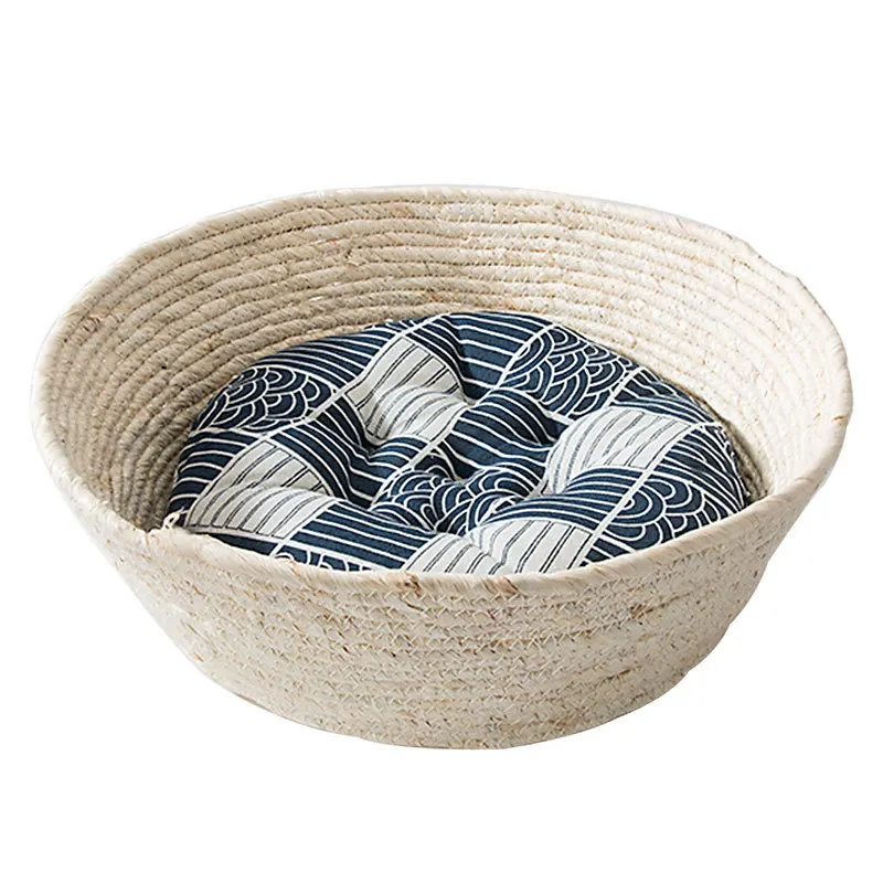 Panier En Rotin Pour Chat Paniers Coussins Amour De Chat