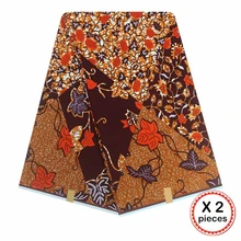 Анкара африканская ткань 12 ярдов Хлопок Нигерия стиль шитье Африканский Воск Печать Ткань Гана для свадебная одежда платье 91820