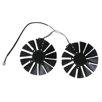 

1PC/1Pair 95MM Cooler 13 Blades Cooling Fan Replacement for A-SUS ROG POSEIDON GTX1080TI P11G STRIX RX470 RX570 580 Graphics Vid