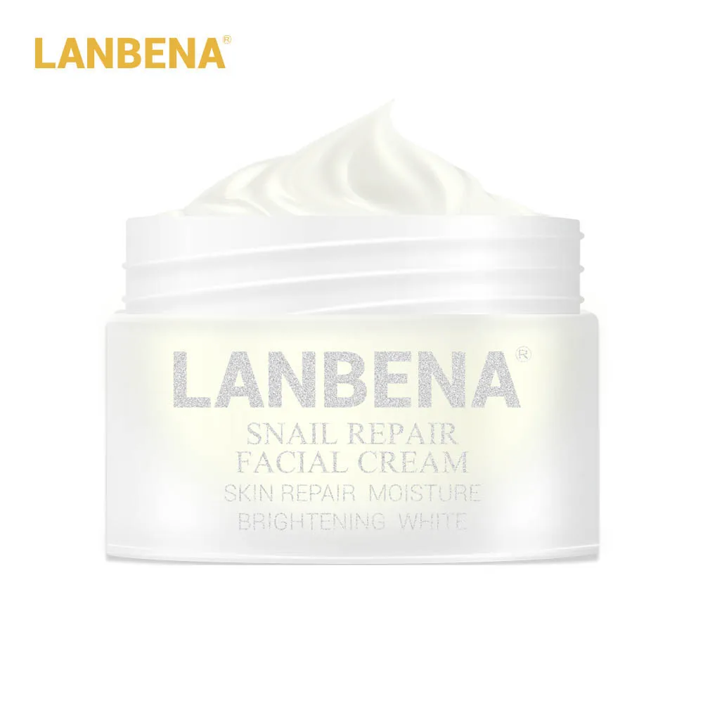 Snail Ceam 30g LANBENA 30 г против морщин для лица улиточный крем Ремонт отбеливающий дневной крем против старения лечение акне, увлажнение, укрепляющий уход за кожей - Вес нетто: Snail Ceam 30g