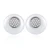 Circle Round Shape Rhinestone Earrings for Women White Black Healthy Ceramic Stud Earrings Wedding Jewelry Gift 8
