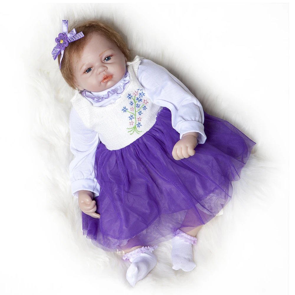 2" 55 см мягкие куклы Reborn Baby, тканевые игрушки для тела для девочек 3-7 лет, продается новорожденный BabiesToy, любимый подарок, кукла-принцесса
