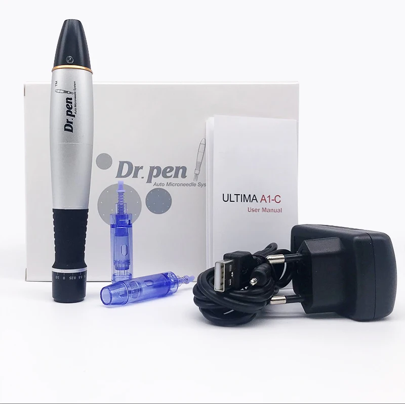 10 шт. синий Dr. pen Ultima A1 иглы картриджи кожи обновление микроиглы Derma ручка Замена татуировки Советы