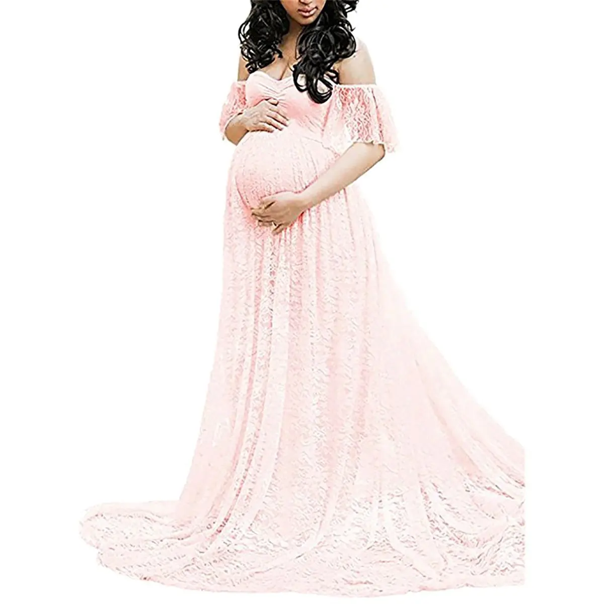 

Pregnant women's photography props pregnant women's clothes photography pregnant women's clothes and lace dresses