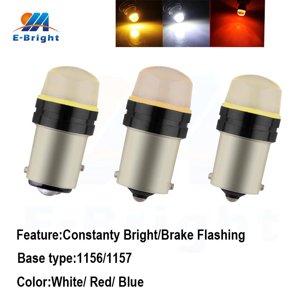 

YM E-Bright 4PCS/Lot Strobe 1156 BA15S BAU15S 1157 BAY15D P21W 12V Flashing LED Auto Car Reverse Light Brake Lamp Tail Stop Bulb