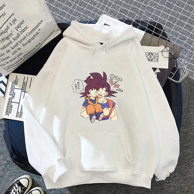 Sudaderas con capucha de Dragon Ball Son para hombre, ropa con estampado de dibujos animados, jerséis Kawaii informales, sudaderas cálidas de terciopelo|Sudaderas capucha y - AliExpress