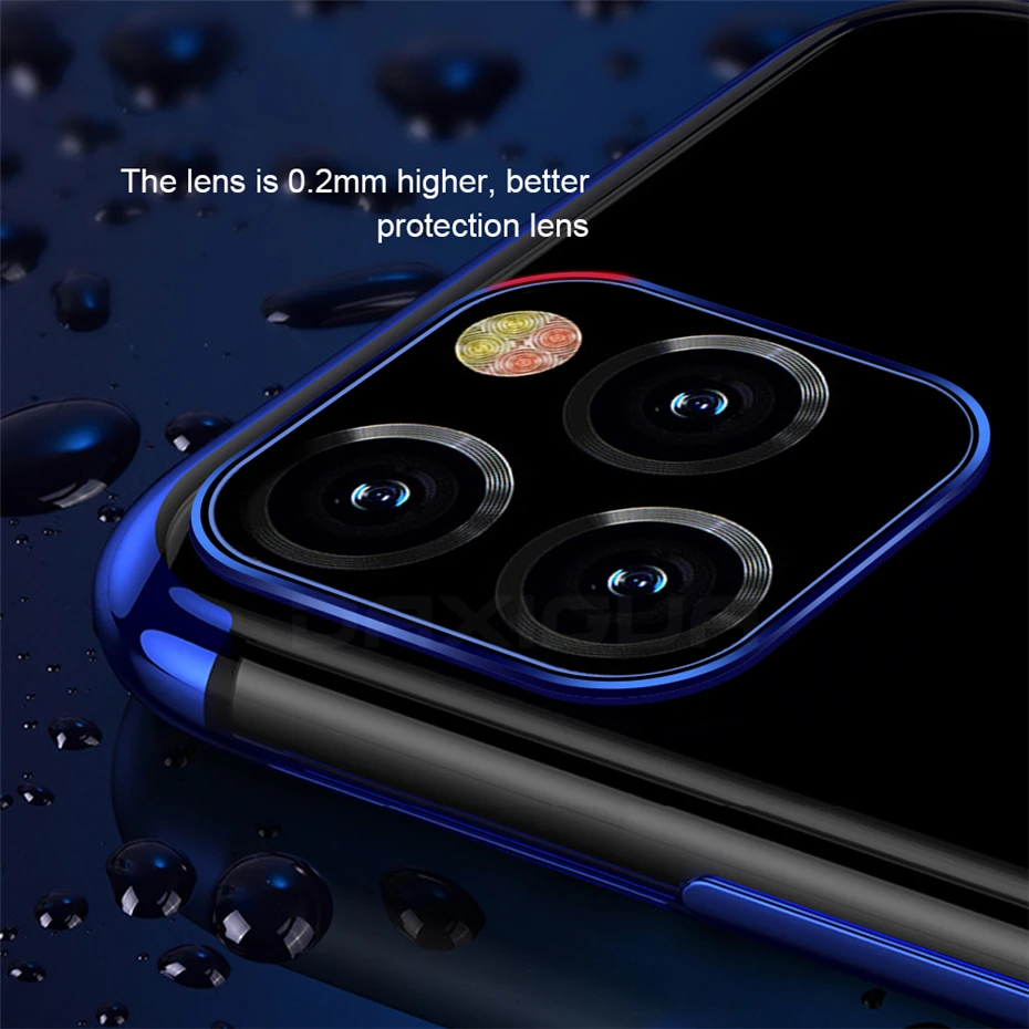 Прозрачный чехол для iphone 11 Pro Max, чехол для iphone 7, 8, 6, 6S Plus, силиконовый мягкий прозрачный чехол из ТПУ для X, XS, Max, XR