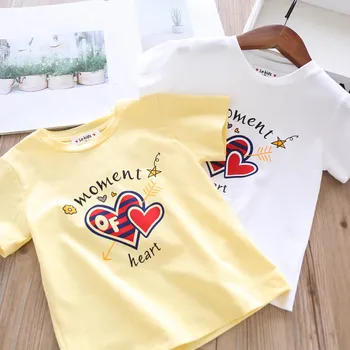 

2020 Summer Girls Lettered An Arrow T-shirt Childrenswear Wholesale