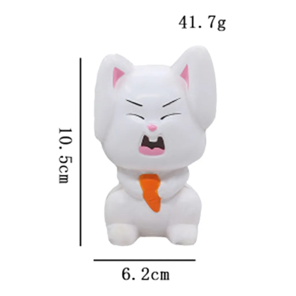 Stress Reliever Simulated Rabbit Slow Rising Squeezable Toy cartoon Aniaml Anti-anxiety Fun Toys Girly Heart Pinch Fun #A