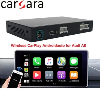 

2020 A U D I A8 CarPlay Wireless Activator Box provide Free Carplay apps support siri voice control wireless androidauto