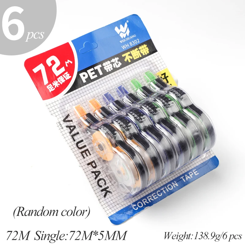60 Pcs White Correction Tape Bulk - 39.4 Ft Tear-Resistant Correction Tape For Office School
