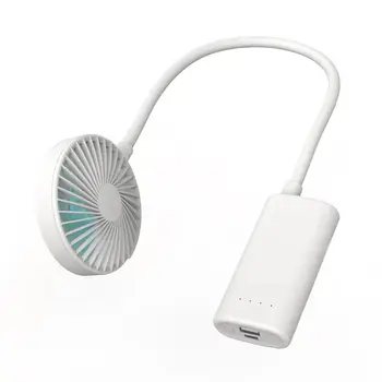 

Mini- USB Portable Fan Neck Fan Neckband With Rechargeable Battery Small Desk Fans Handheld Air Cooler Conditioner For Room
