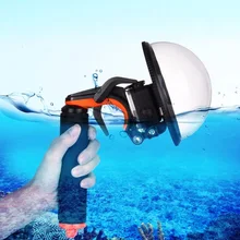Водонепроницаемый купол порт для GoPro Hero7 6 5 черный Divng водонепроницаемый корпус Чехол прозрачный купол крышка для Gopro 5 6 7 аксессуары