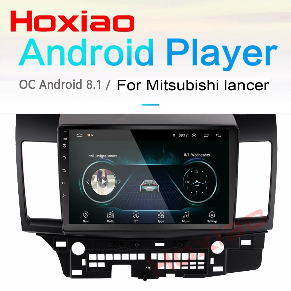 Android Автомагнитола для Mitsubishi lancer 10 дюймов 1024*600 четырехъядерный wifi Bluetooth Видео Аудио мультимедиа 2 din Автомобильный dvd-плеер