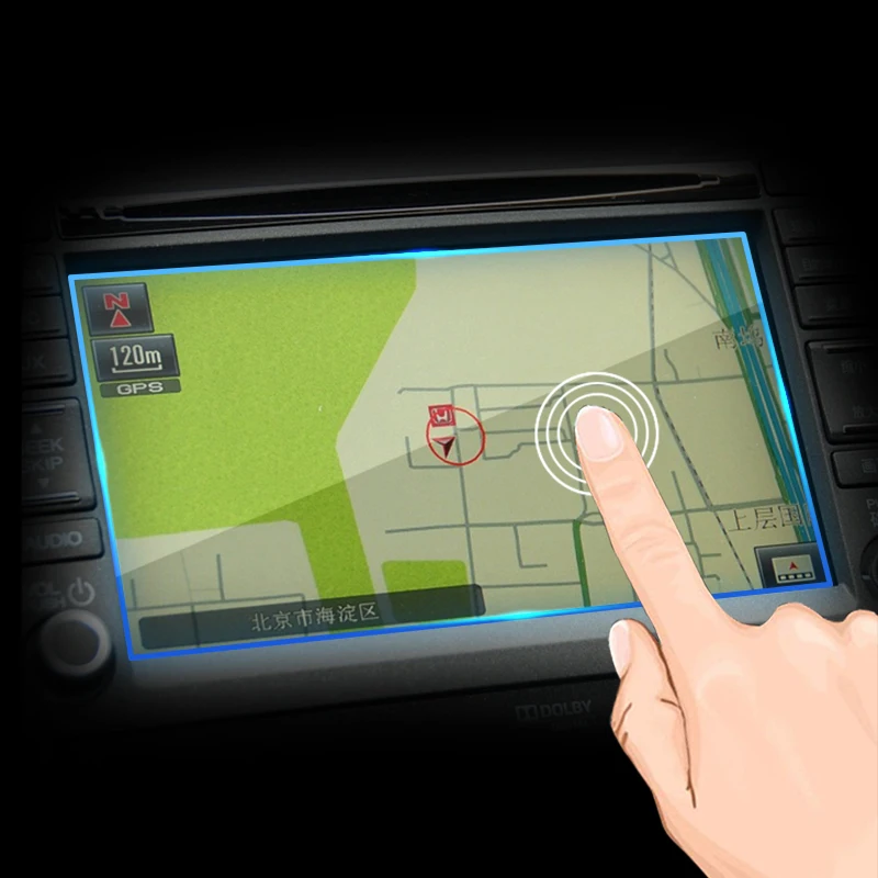 6/7/8 дюймов gps навигации Экран протектор для Honda Civic CRV соглашение с защитой от царапин, полироль для автомобиля, Экран защитная плёнка авто аксессуары