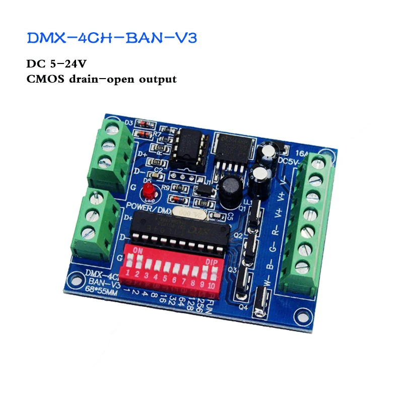 Wholesale 4ch Rgbw Easy Dmx Dmx 512 Decoder,dimmer,controller,drive