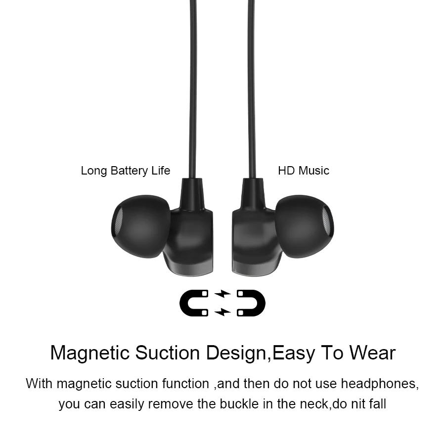 Jellico, беспроводные Bluetooth наушники, наушники, Bluetooth 5,0, Спортивная гарнитура с микрофоном, шейным ремешком, 3D, бас, стерео, спортивные наушники