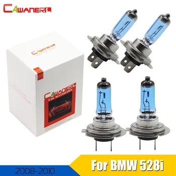 

Cawanerl 4 X 100W H7 Car Headlight Light High & Low Beam Halogen Bulb Warm White 4300K For BMW 528i Sedan 3.0L 2008-2010