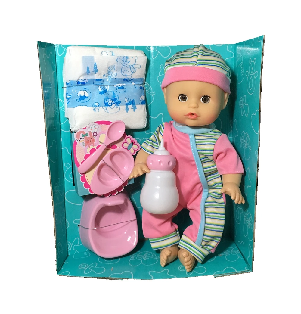 LeDy DOLL 12 INCH DOLL WITH DRINKING AND PEE FUNCTION WITH 12 IC SOUND WITH ACCESSORIES