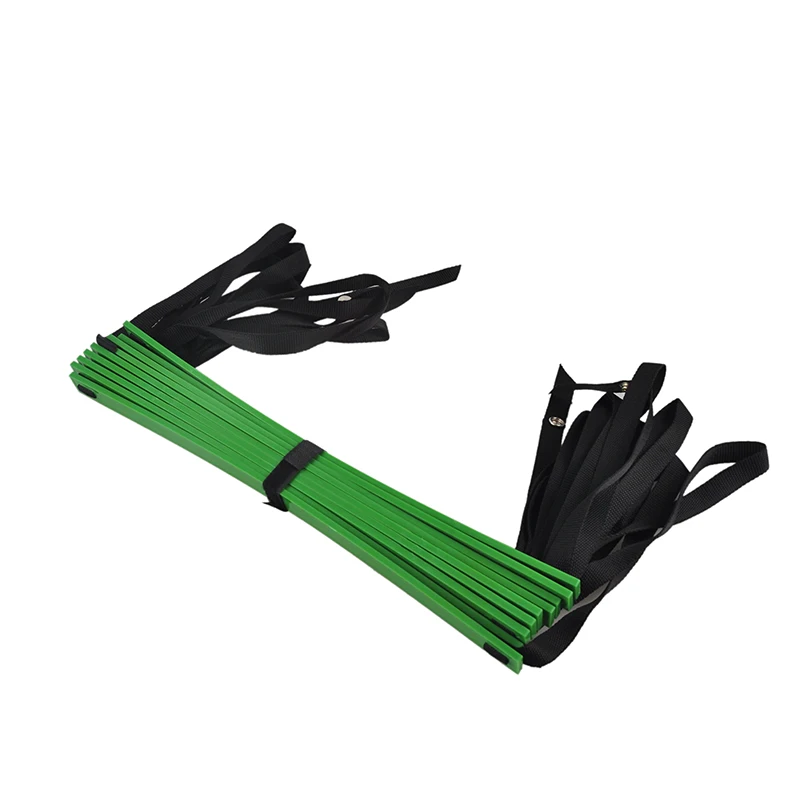 Outdoor Sport Soccer Speed Ladder Durable Adjustable 5 Meters PP Nylon 9 Rung Agility Ladder Football Training Equipment