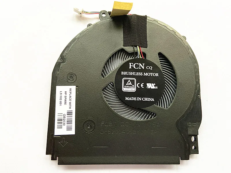 New Laptop CPU Cooling Fan for HP Pavilion X360 14-DH 14M-DH 1036tx TPN-W139 14-DH1035TX L51102-001 14-dh1036tx ND75C02 | Компьютеры и