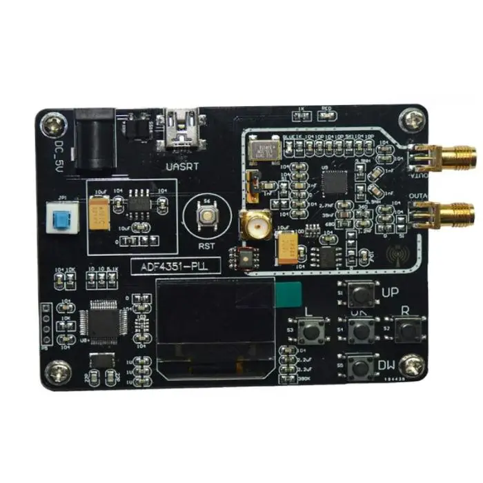 Генератор сигналов ADF4351 встроенный STM32 фазовый модуль замкнутой цепи 35 м-4,4 ГГц радиочастотный источник сигнала подметальная машина SF66