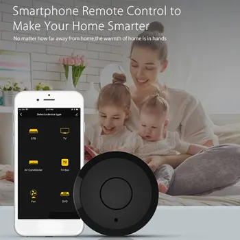 

Smart IR WiFi Home Remote Control Compatible with TV Air Conditioner Lamp NK-Shopping