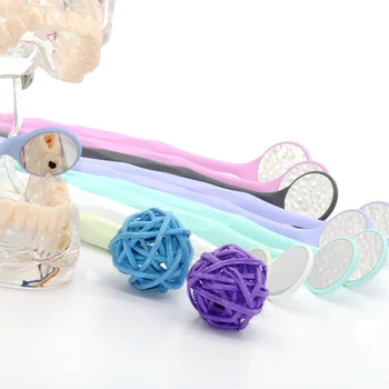 

1PC Autoclavable Mouth Mirrors Dental Double side anti-fog Rhodium-plated Premium Front Surface Mouth Exam Reflector Oral Mirror