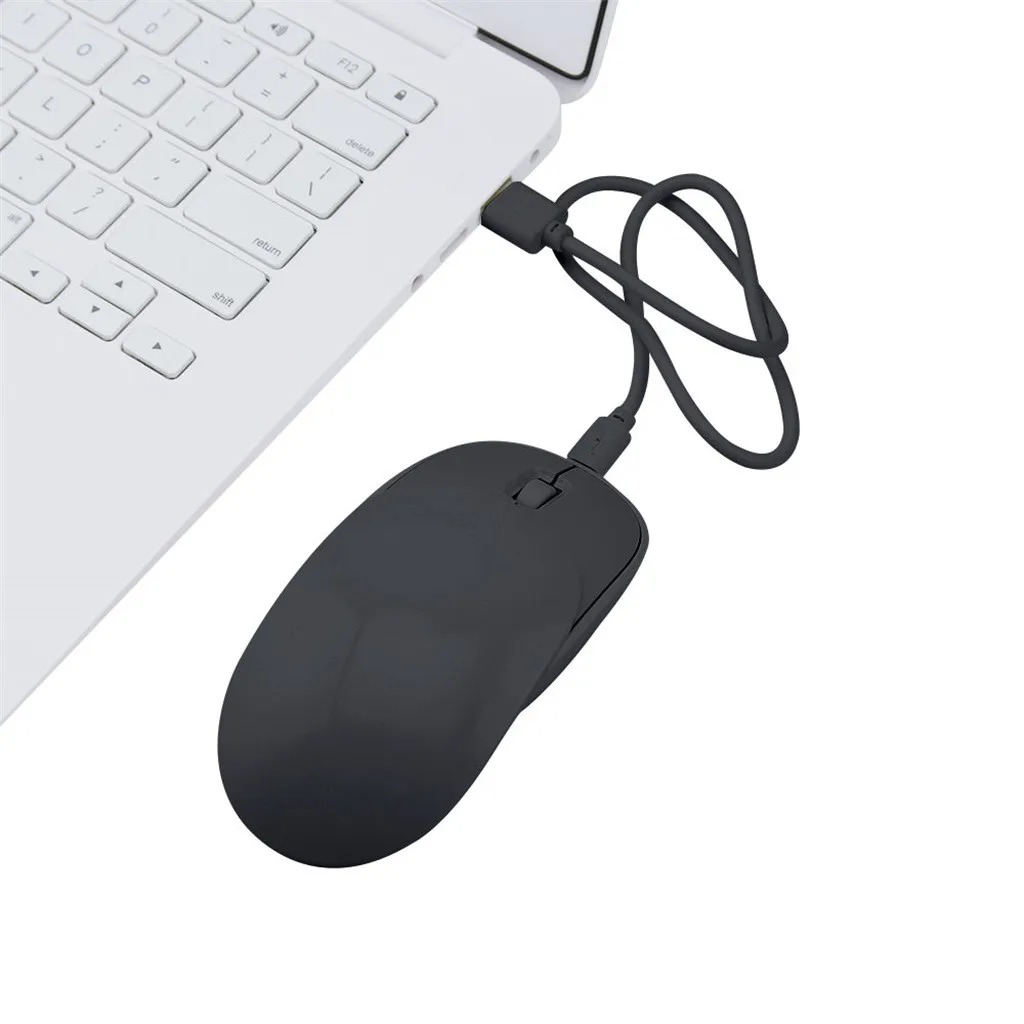 USB мышь для ноутбука, компьютера, беспроводная мышь, перезаряжаемая, 1600 dpi, оптическая игровая мышь, скользящая крышка, 108#2